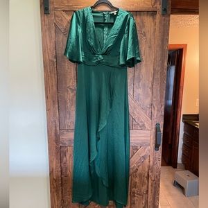 Green maxi dress - Large